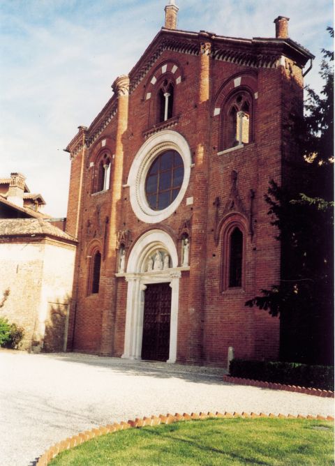 Primo piano dell'abbazia.